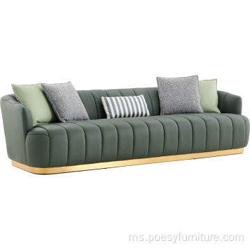 set sofa mewah reka bentuk terkini untuk ruang tamu